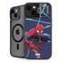 Marvel Spiderman Crawling Spiderman iPhone 14 Kickstand Case